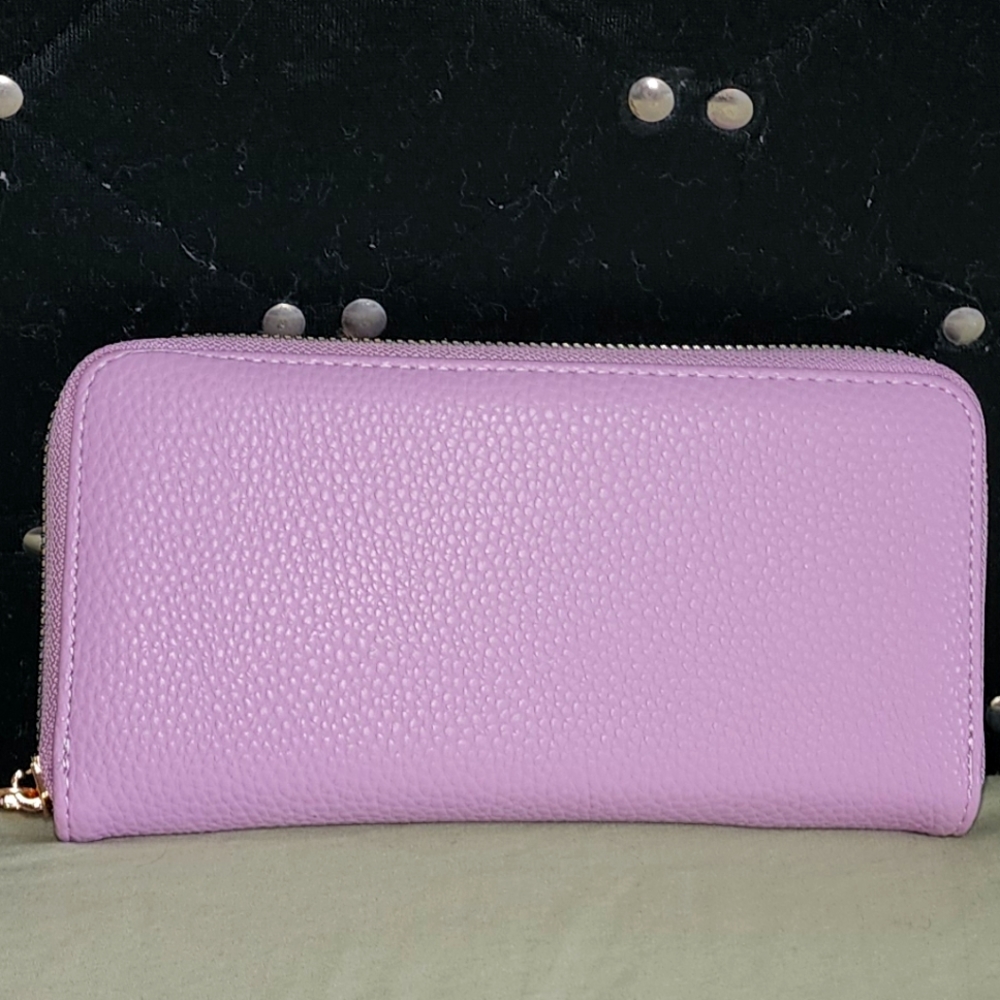 Plain purple purse